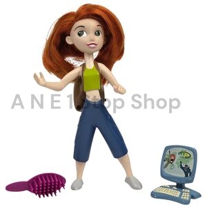 Disney Kim Possible School Day Adventures 7" Talking Kim Doll - READ**